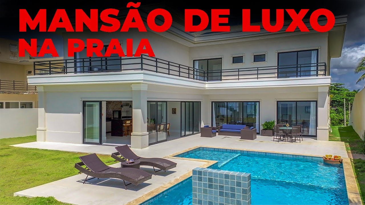 Você sonha com uma mansão de luxo na praia em Barra do Jacuipe  | Hansen Imóveis