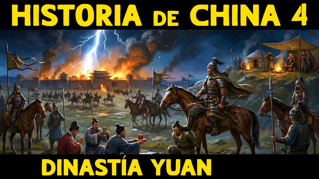HISTORIA de CHINA 4: La Dinastía Yuan 🇨🇳 De Kublai Khan a la Rebelión de los Turbantes Rojos 🇨🇳
