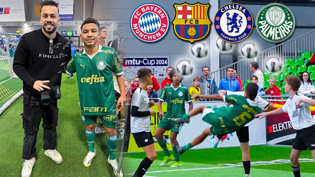 U15 Palmeiras WUNDERKIND zerst&ouml;rt FC Barcelona beim Besten U15 Turnier | MTU CUP 2024