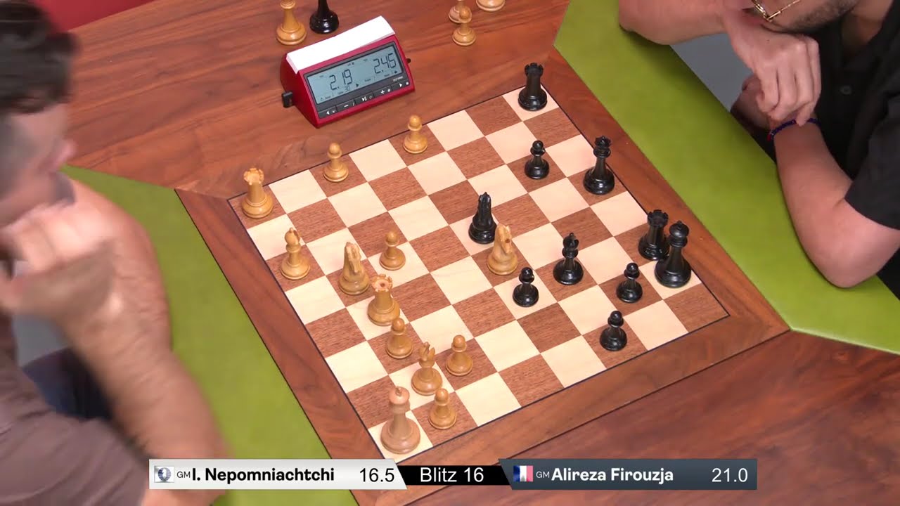 FULL GAME: Nepomniachtchi vs. Firouzja | Blitz 16 #STLRapidBlitz