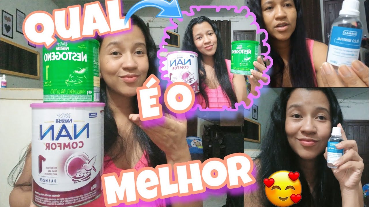 leite NAN ou nestogeno qual eo melhor / meu bebe teve dificuldade com...
