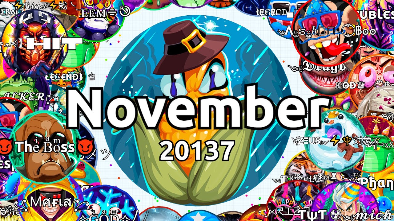 BEST AGARIO GAMEPLAYS & MOMENTS OF NOVEMBER 2022 ( Agar.io Solo & Team Compilation )