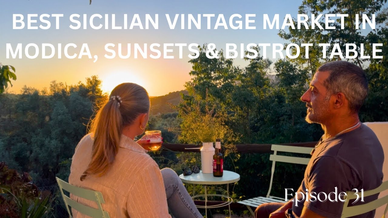 BEST SICILIAN VINTAGE MARKET IN MODICA, DIY BISTROT TABLE, Episode 31
