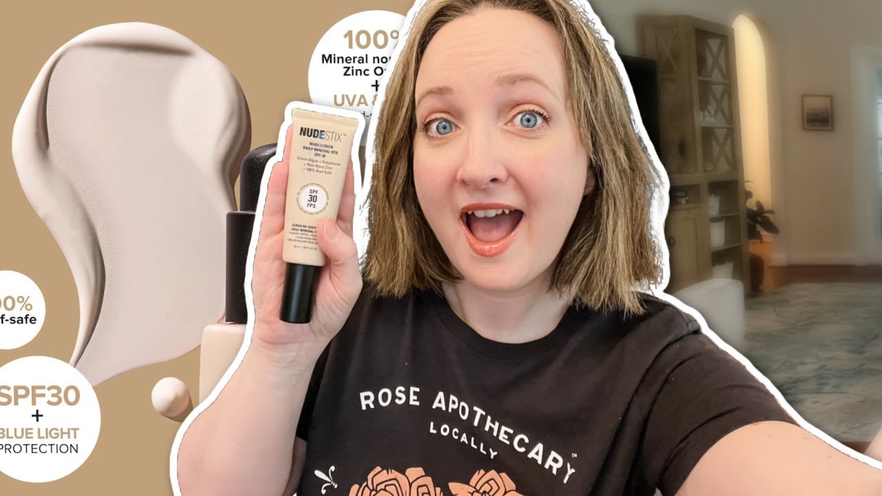Nudestix 100% Mineral Sunscreen Review | Nudescreen Daily Mineral Veil SPF30