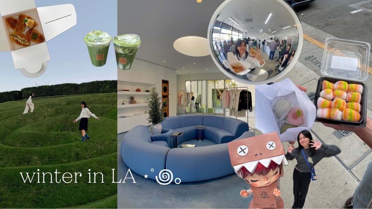 winter weekend in LA 🍡 good eats, cafe-hopping, & spending time w/ my brother & friends