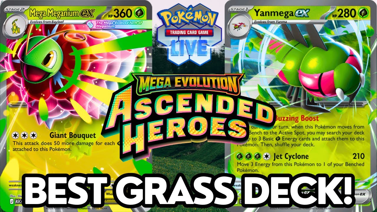 I made the best Grass deck on TCG Live!