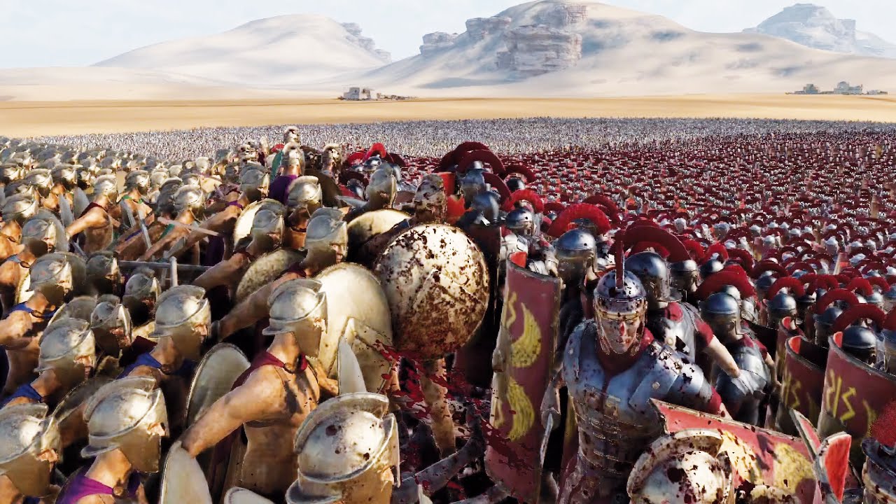 1,000,000 SPARTANS VS ROMANS VS PERSIANS VS EGYPTIANS - UEBS 2 - Ultimate Epic Battle Simulator 2