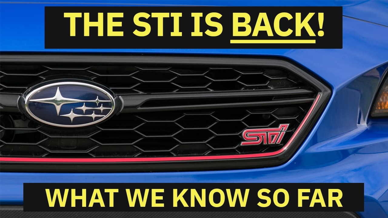 Новый Subaru STI уже скоро! Что нам известно на данный момент...