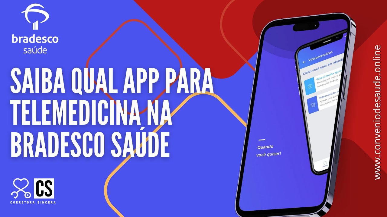 Saiba Qual o App Para Telemedicina na Bradesco Sa&uacute;de - Agendamento Online 👨&zwj;⚕️📱✅