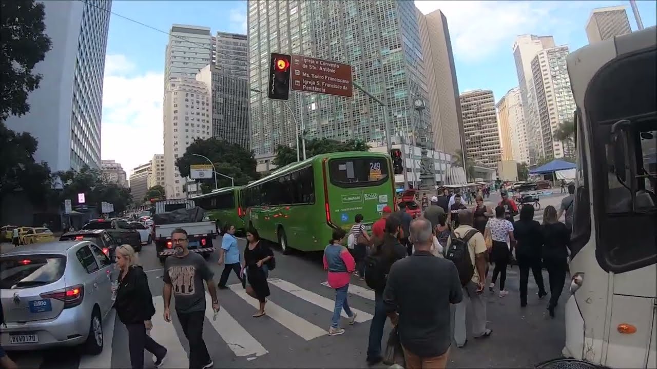 RIO DE JANEIRO - RUAS DO CENTRO - RUA DA CARIOCA - AVENIDA RIO BRANCO