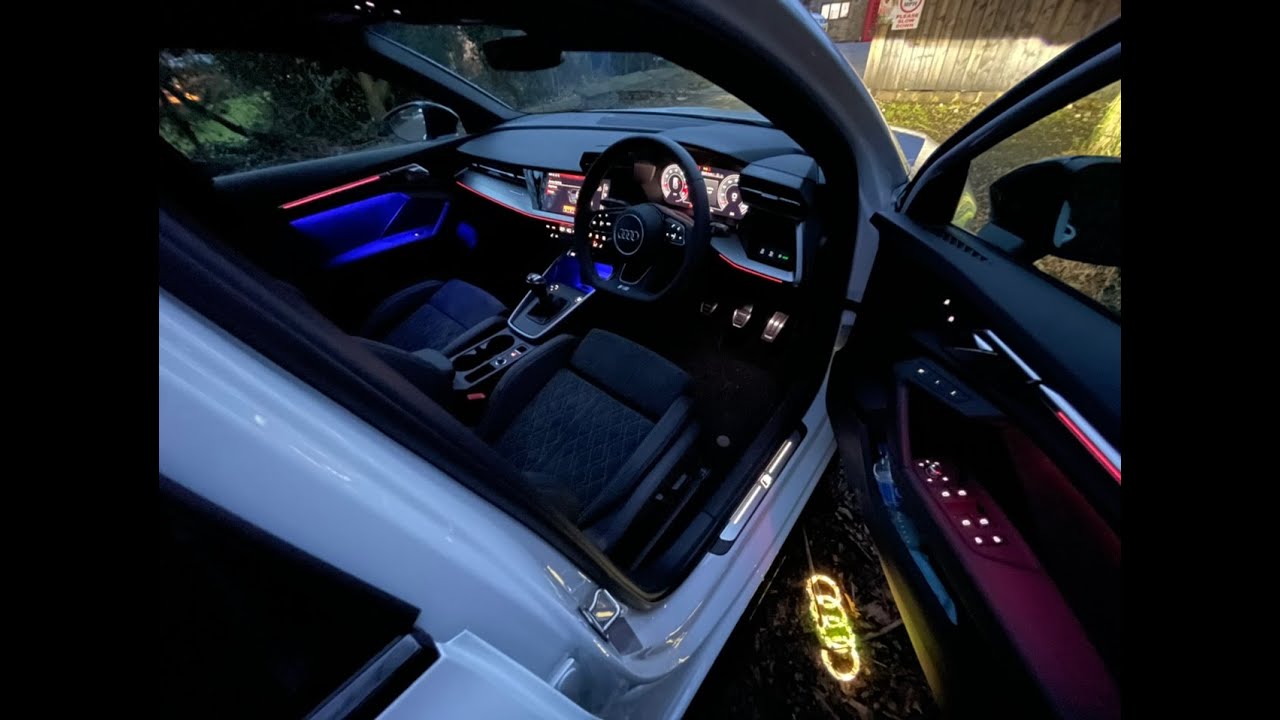 New Audi A3 Edition1 | A3 Edition 1 Ambient lighting and removal of lettering on the back