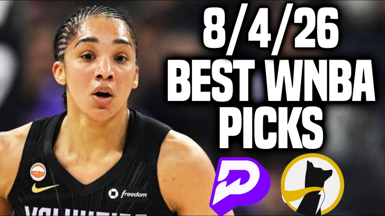 WNBA PRIZEPICKS TODAY! | Tuesday August 4 | 8/4/2026 | On PrizePicks & Underdog