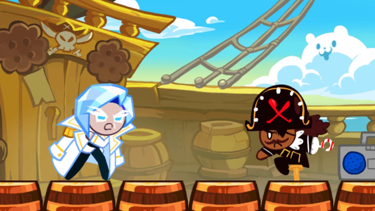 [Cookie Run] Captain Ice Cookie vs. Pirate Cookie