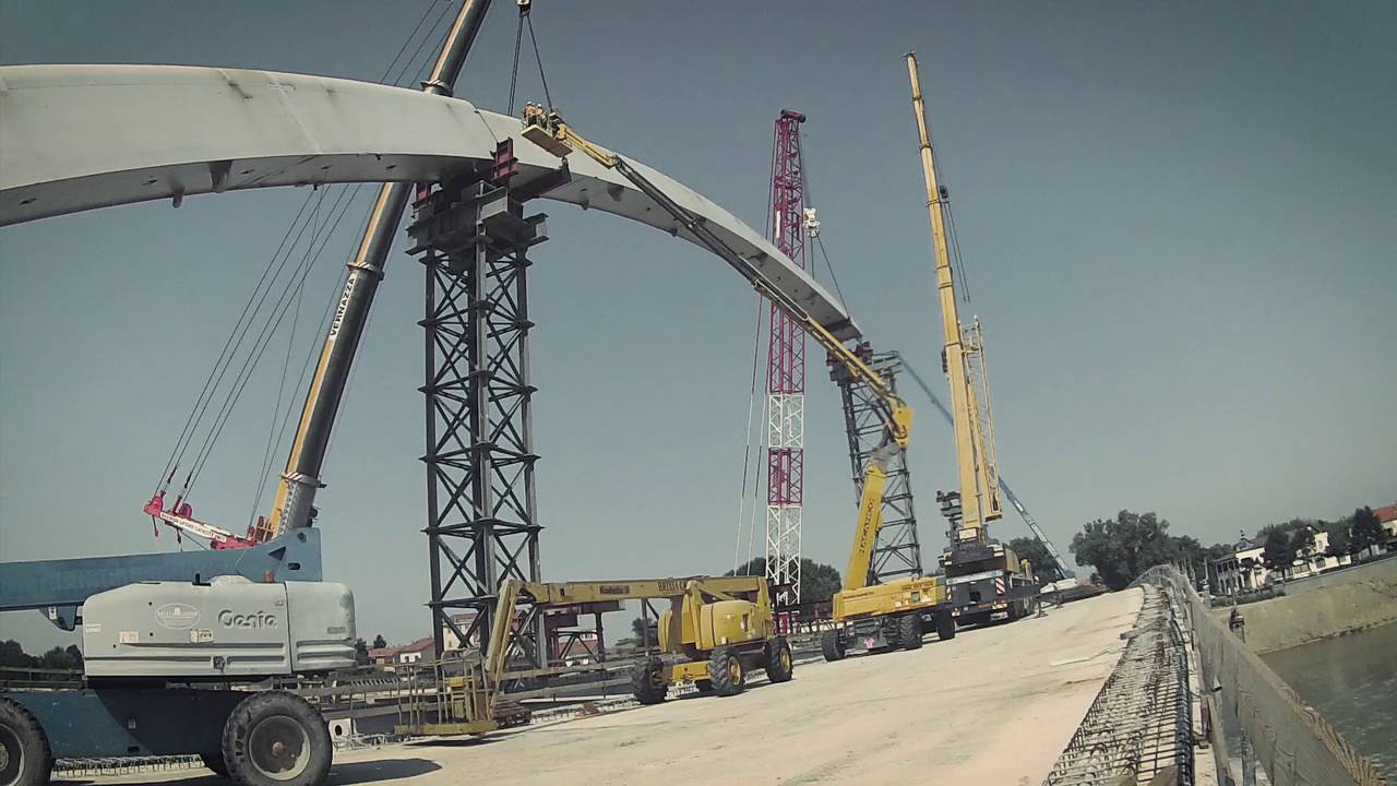 Costruzione del Ponte di Richard Meier - Industrial Video