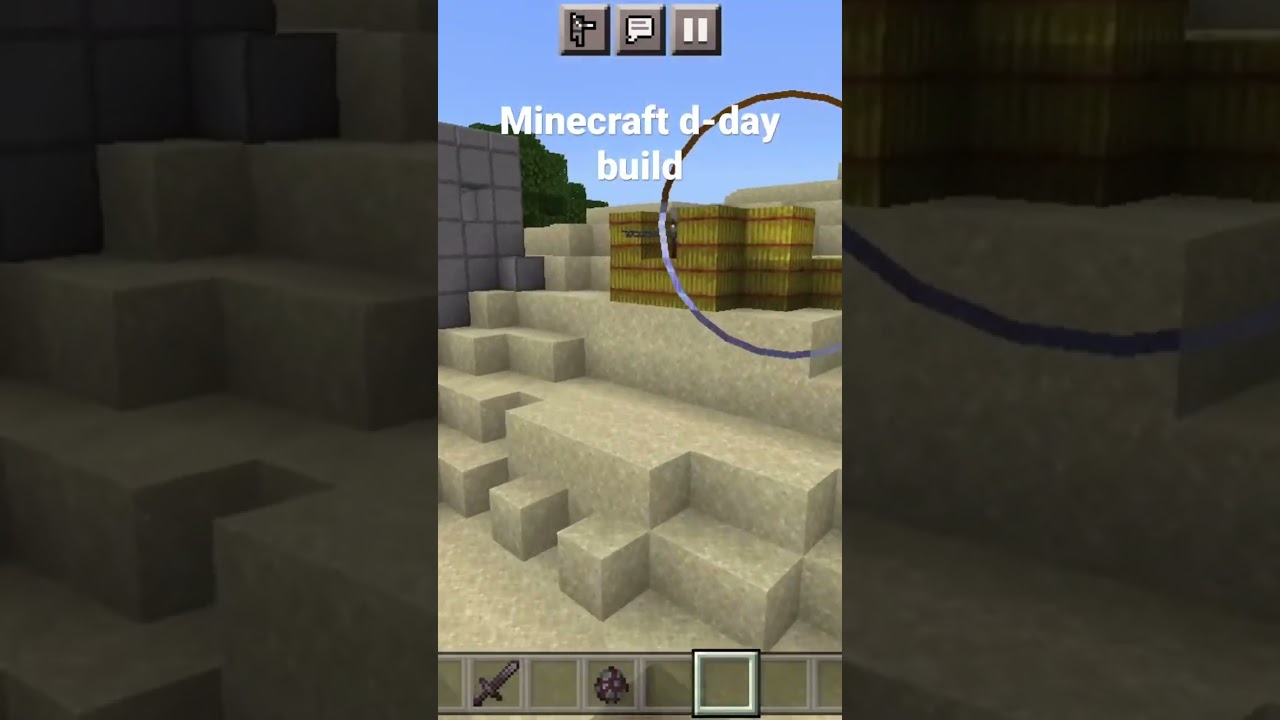 Minecraft d-day build