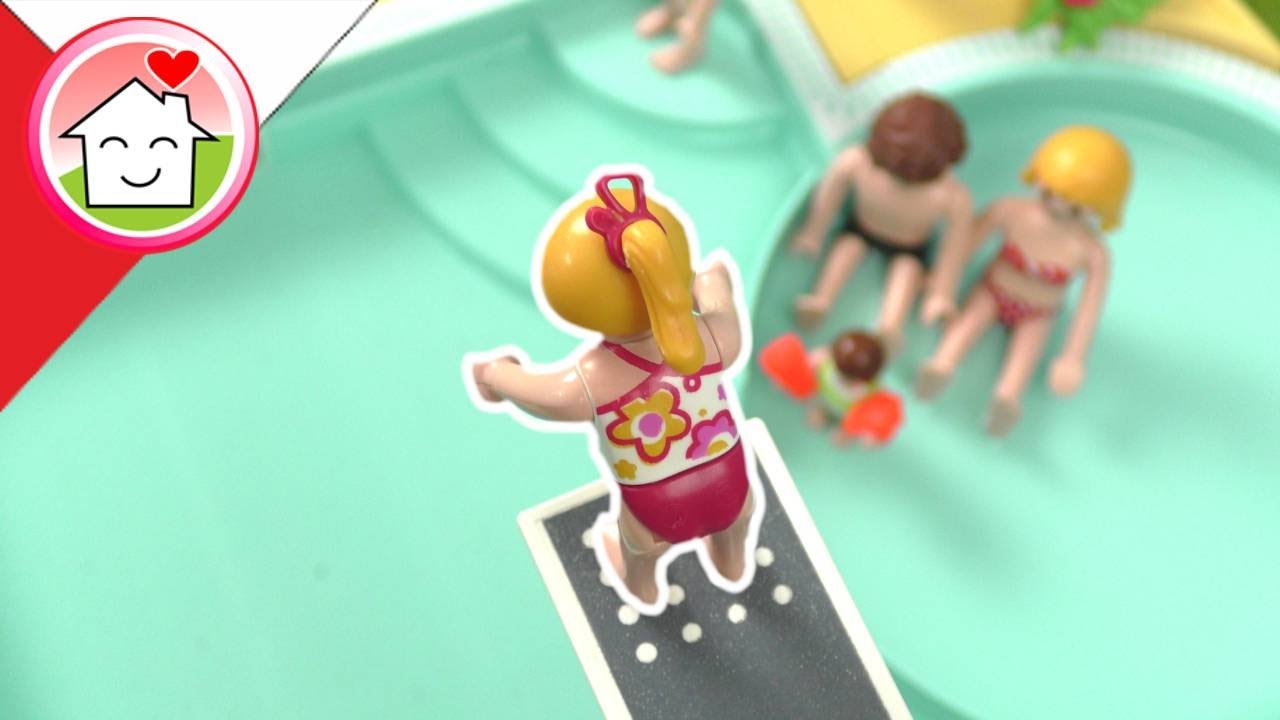 Playmobil po polsku Chodzenie po linie, skoki do wody i morze - Rodzina Hauserow