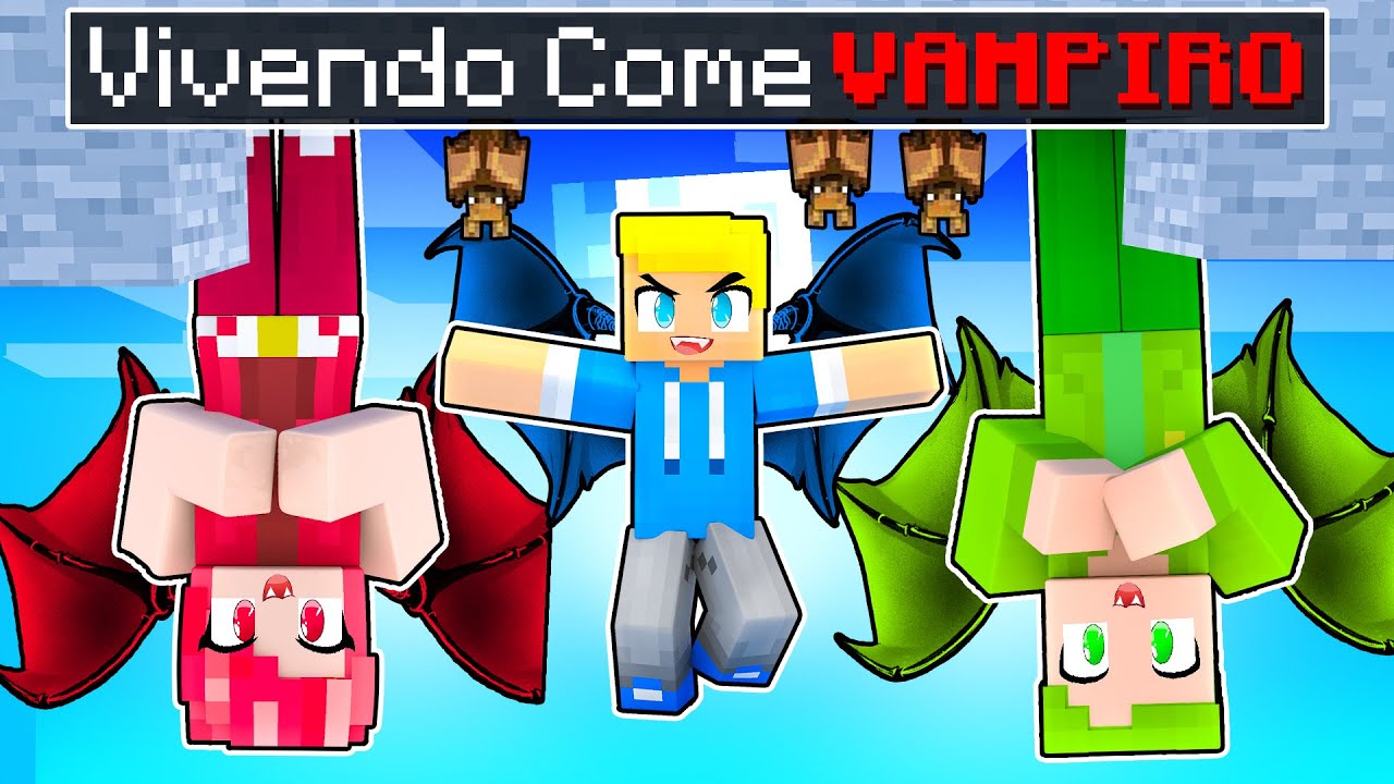 Diventiamo La Famiglia Di VAMPIRI Su Minecraft!