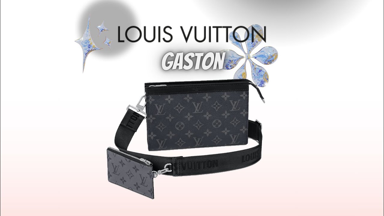 Review/Unboxing Túi Louis Vuitton Monogram Eclipse Reverse Gaston Wearable Walley 2in1 M81124