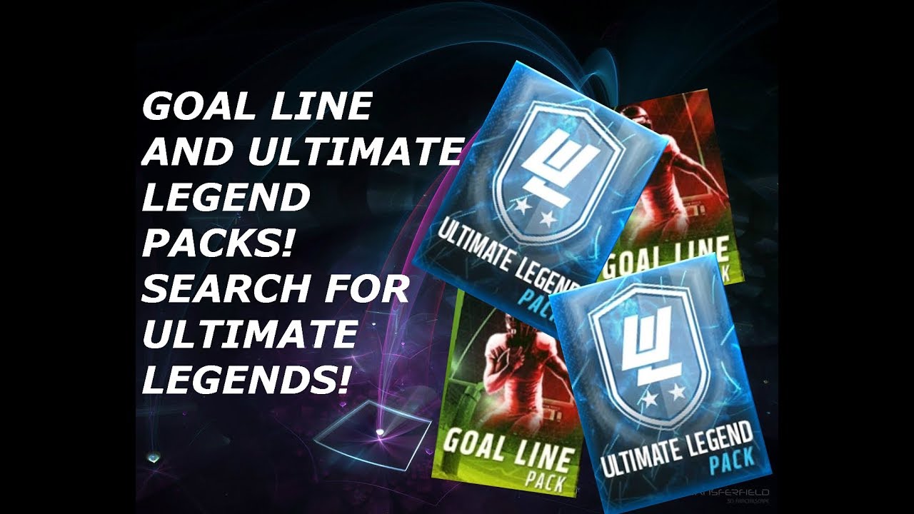 GOAL LINE AND ULTIMATE LEGEND PACKS! 95+ PULL! THREE 91+ PULLS IN ONE PACK!