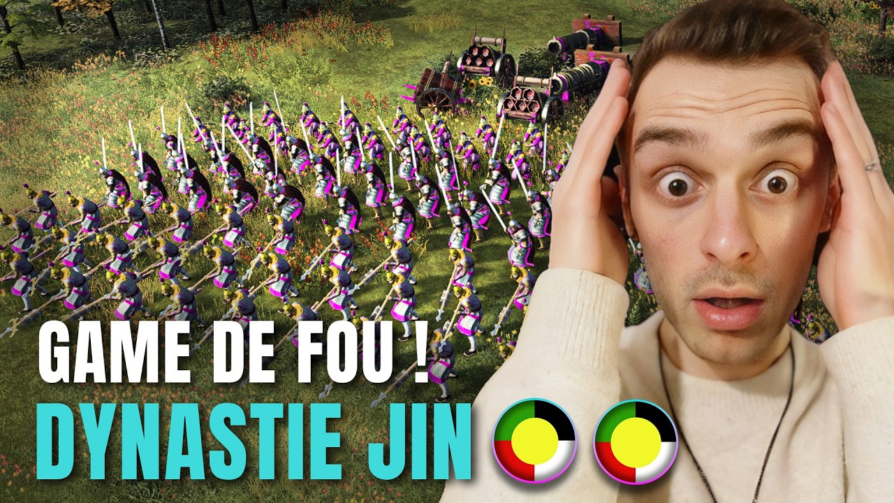 Une game HYPER INTENSE ! Gameplay nouvelle civ : Dynastie Jin 1v1 AOE 4