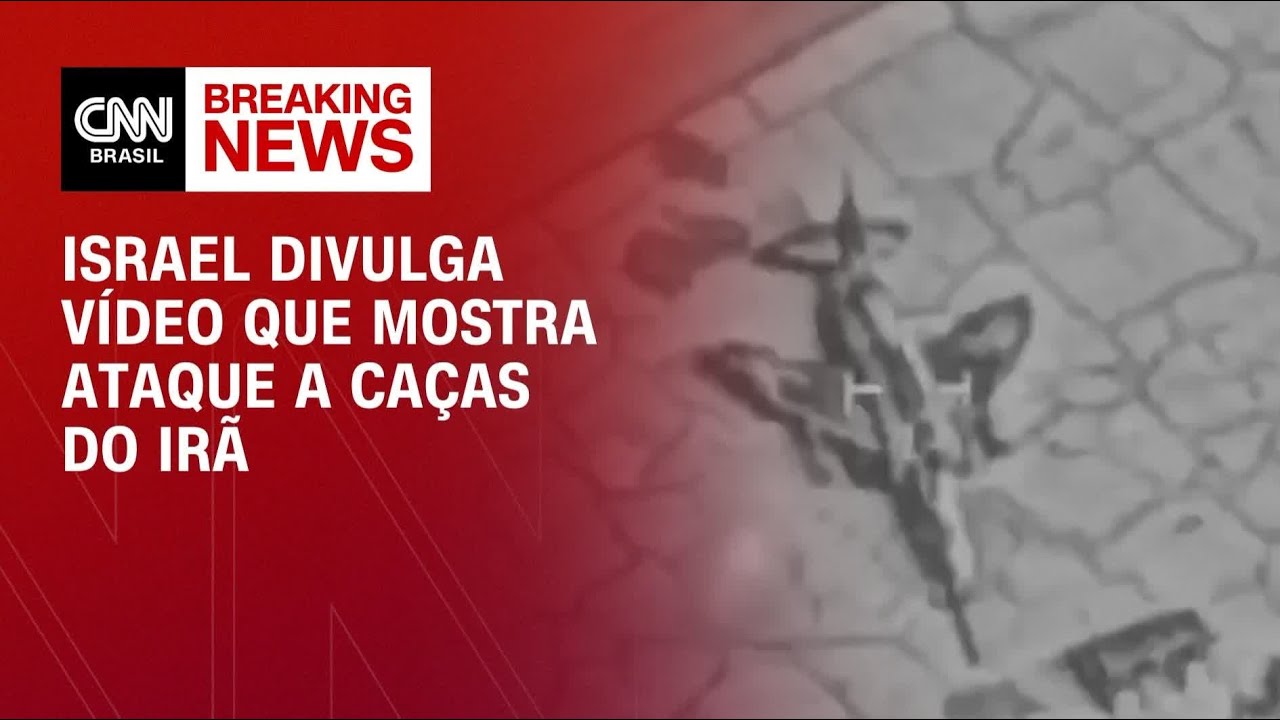 Conflito no Oriente M&eacute;dio: Israel divulga v&iacute;deo que mostra ataque a ca&ccedil;as do Ir&atilde; | AGORA CNN