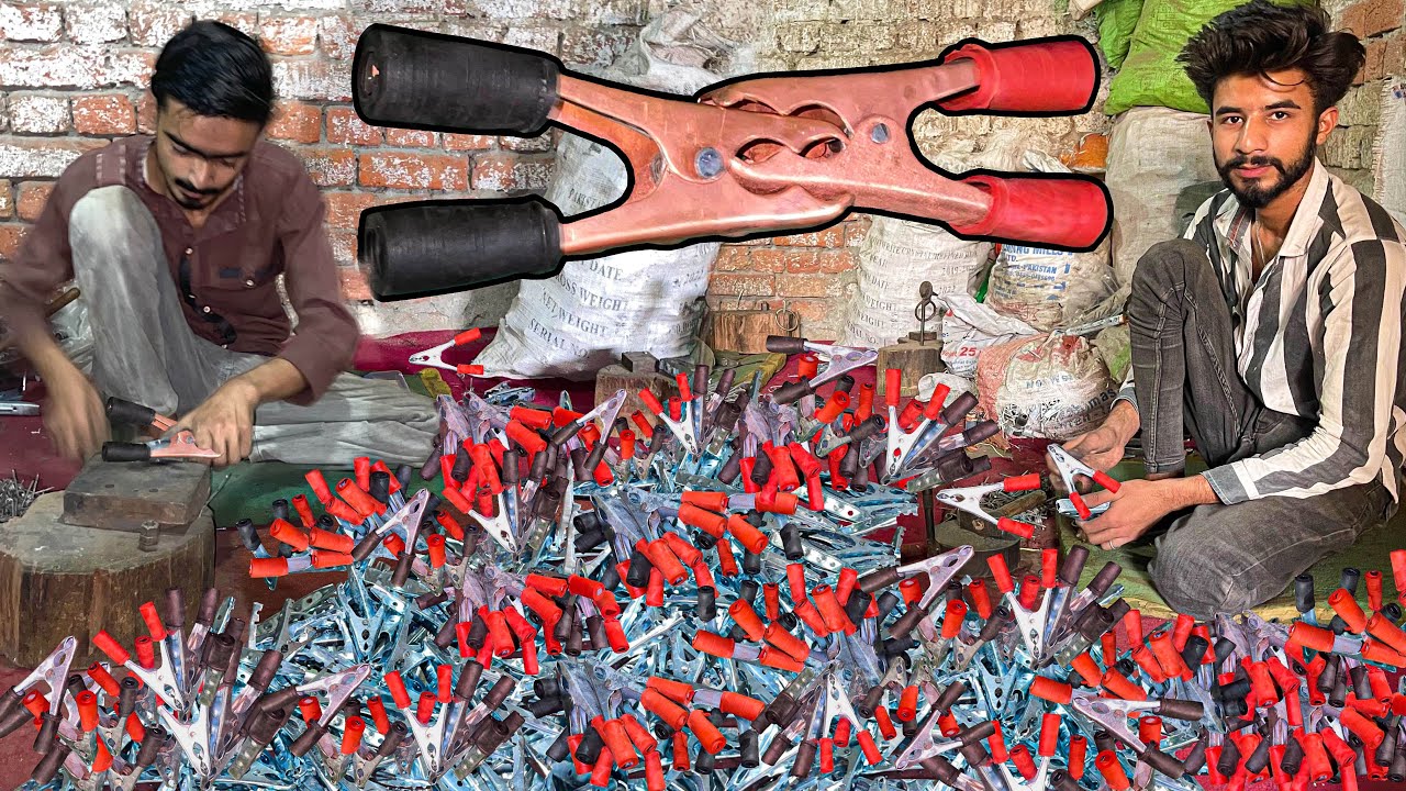 Brilliant Technique Battery Alligator Clips Making Inside Factory