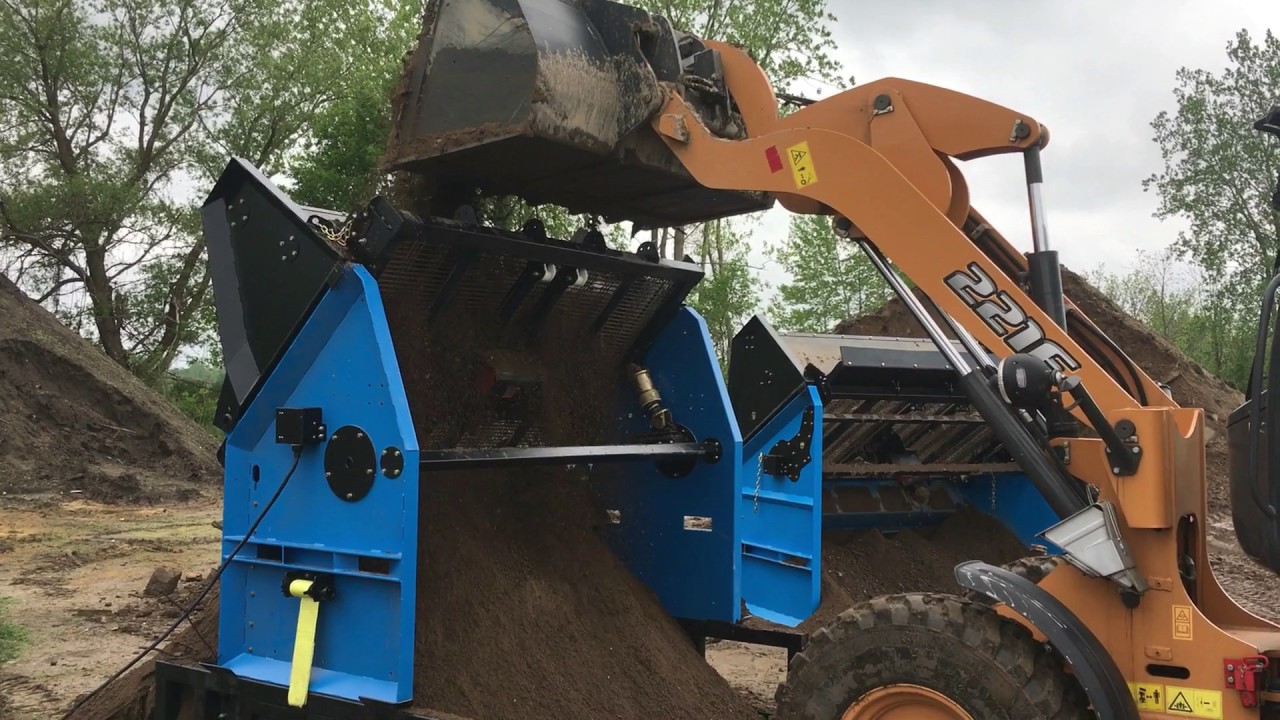 Topsoil Screener SLG 78VF-5 Screening Soil and Rocks