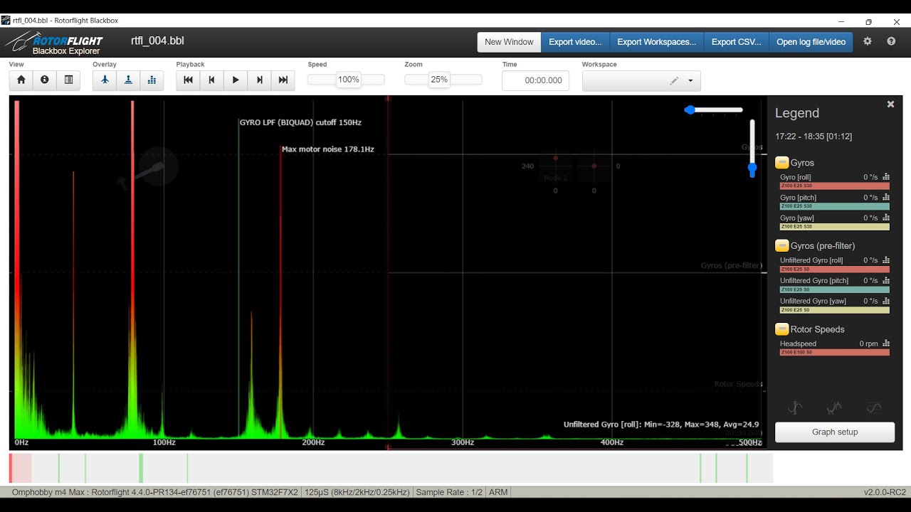 How I tune  the RPM filters in Rotorflight