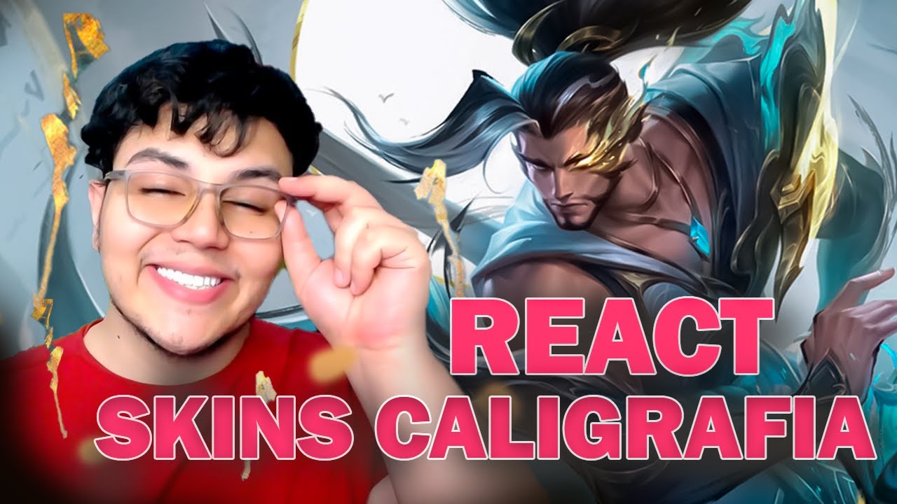 REACT SKINS CALIGRAFIA - Wild Rift 🎨✨