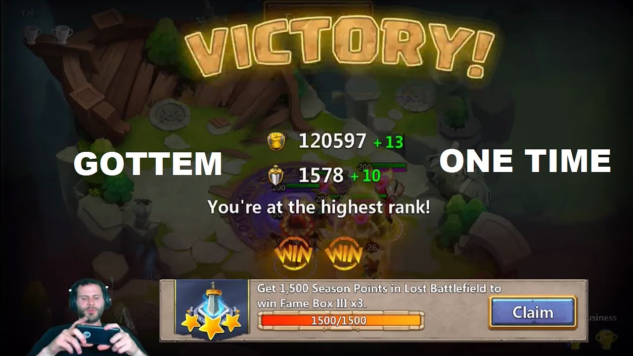 Final Day Lost Battlefield 1588 Score INTENSE Battles Castle Clash