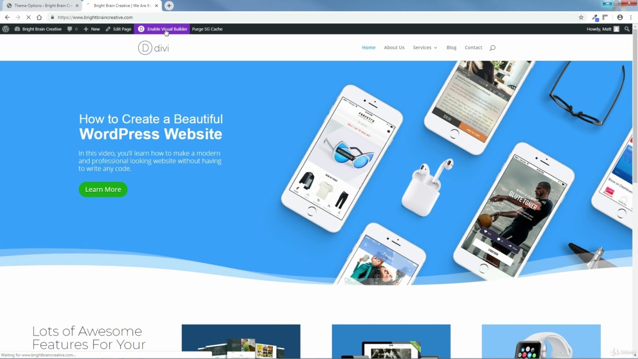 Creating the Extras Included Section in  Divi theme 2020