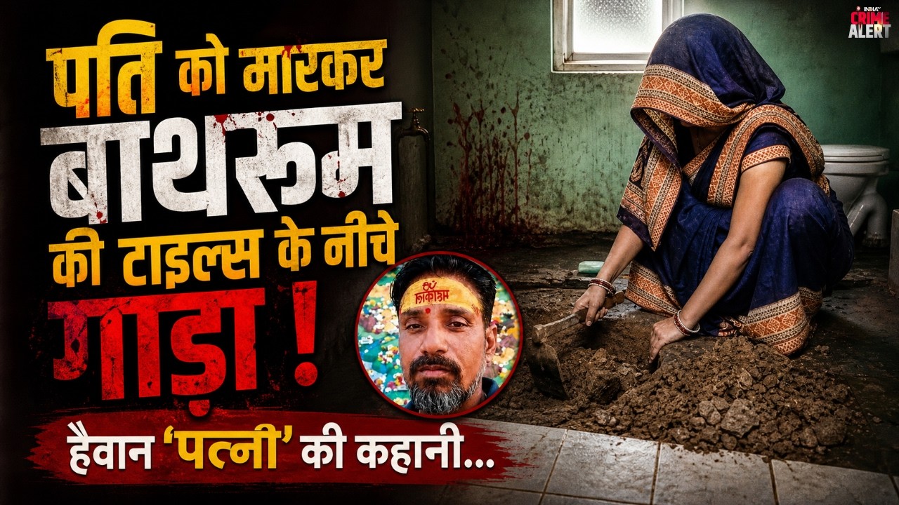 Agra Bathroom Murder Case Full Story: Wife Kills Husband and Buries Him Under Bathroom Tiles! The...