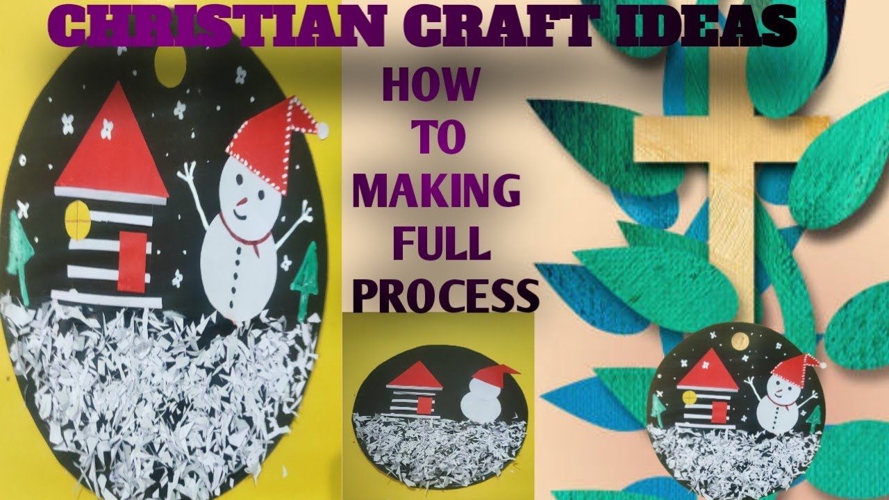 Christian craft ideas/ Santa Claus Making With Paper 