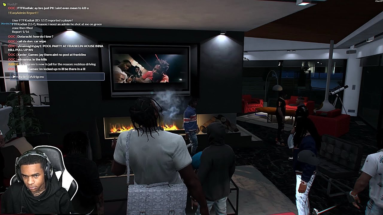 YBN ALMIGHTY JAY Hosts A House Party And This Happened... GTA 5 RP