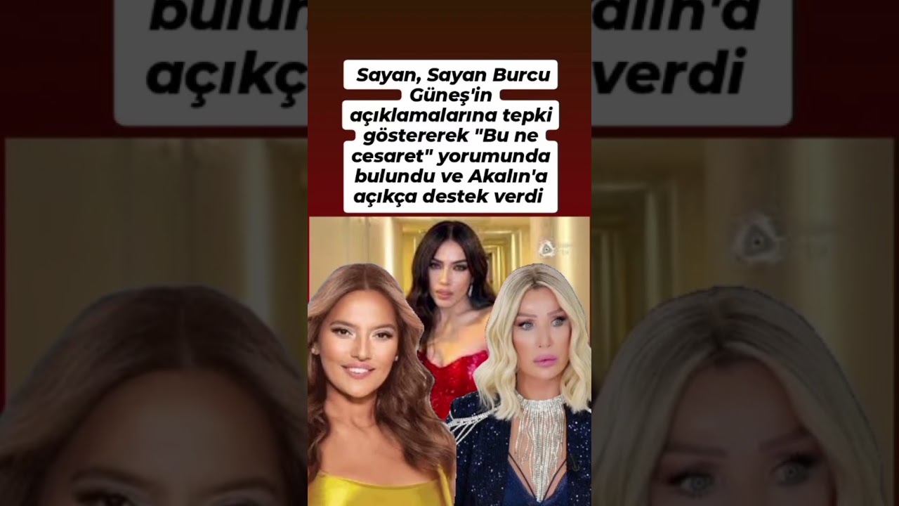 Seda sayan Burcu Güneş 'e Tepki göstererek bu ne cesaret demet Akalın'na destek verdi