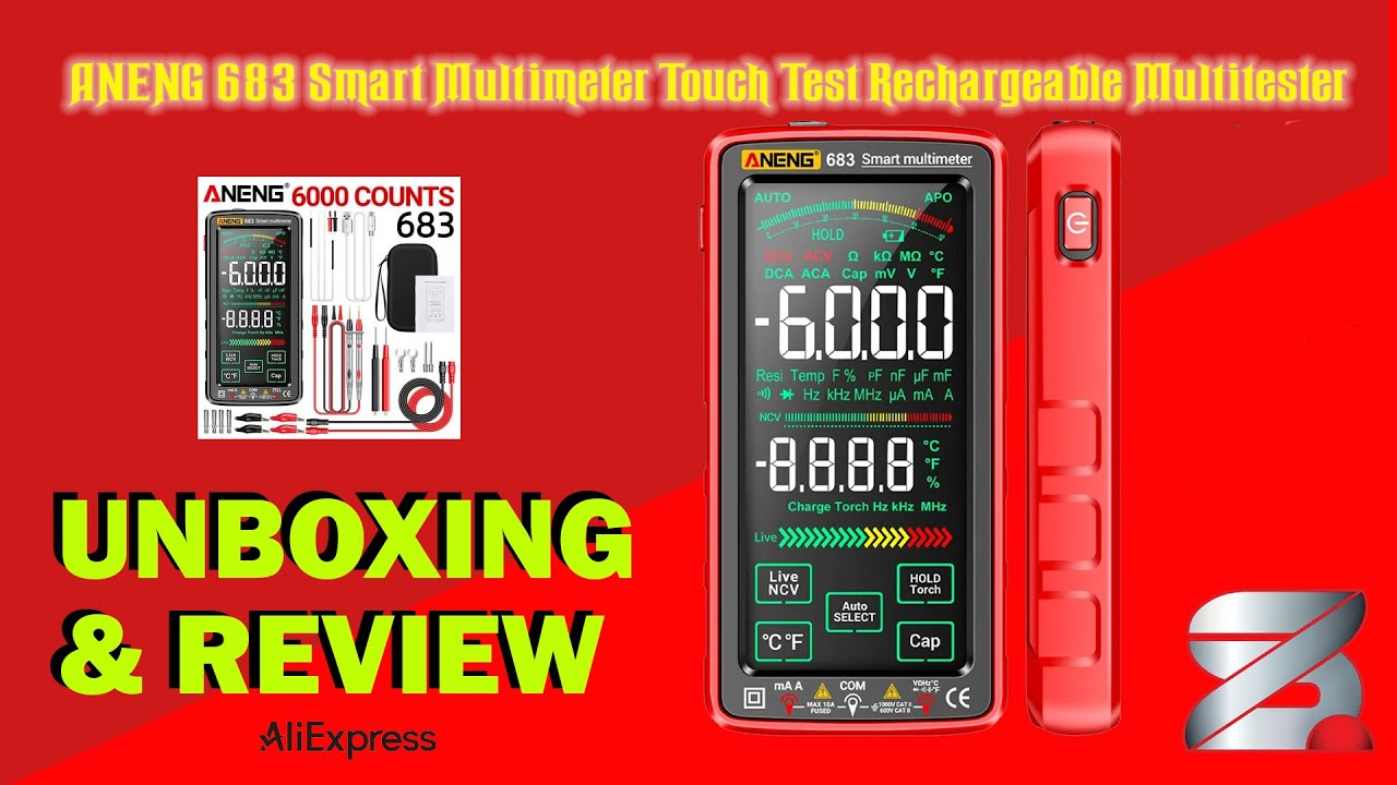 ANENG 683 Smart Multimeter. #8pins #unboxing #multimeter