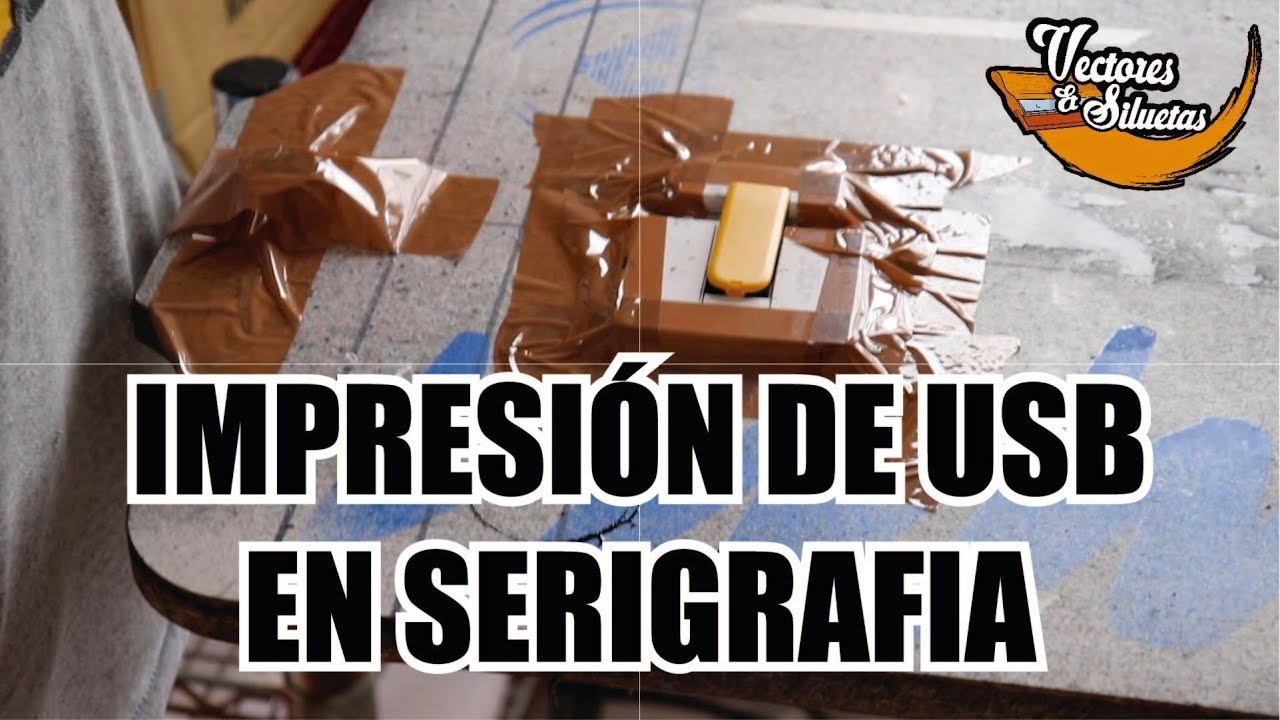 Impresión de USB con serigrafia