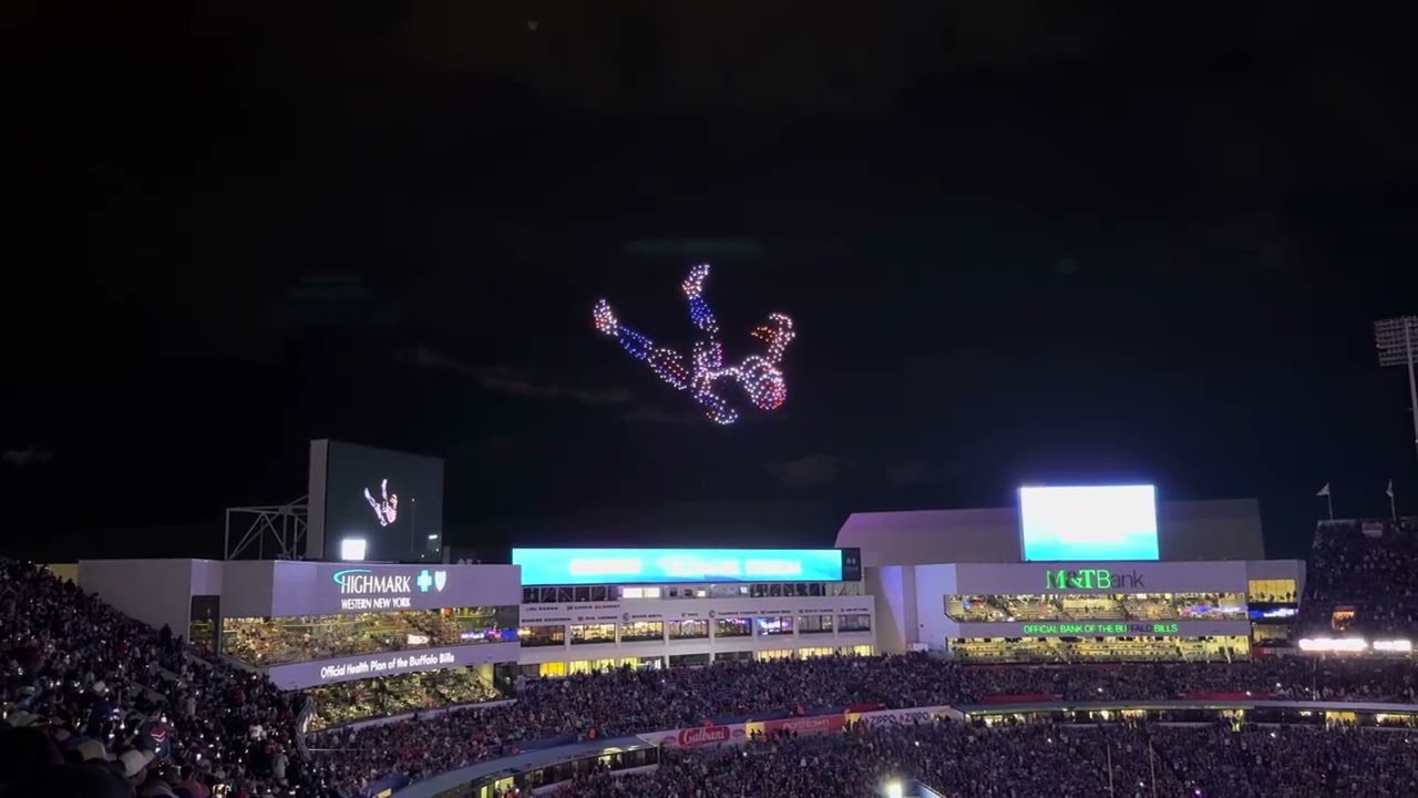 Bills Halftime drone show 9/7/25
