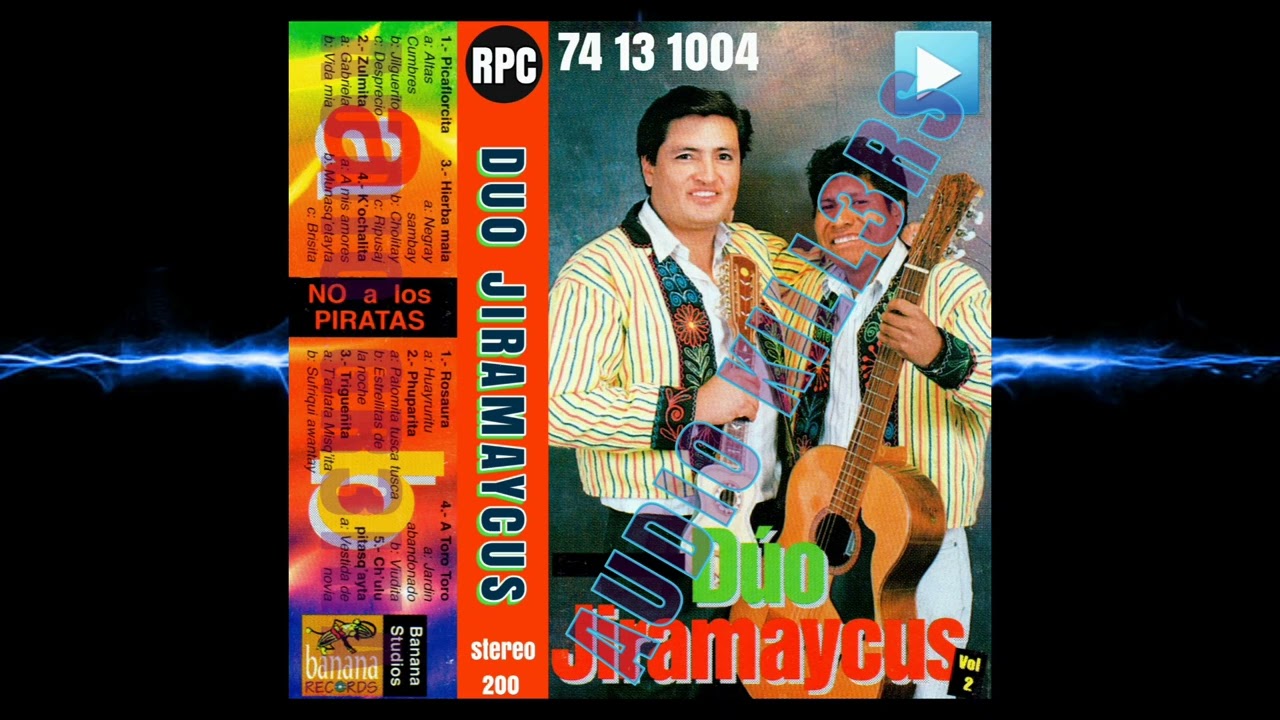 🇧🇴🇧🇴 DUO JIRAMAYCUS MIGUEL ANGEL Y HUMBERTO CABALLERO DEL AÑO 1998 MATERIAL VERSIÓN ORIGINAL