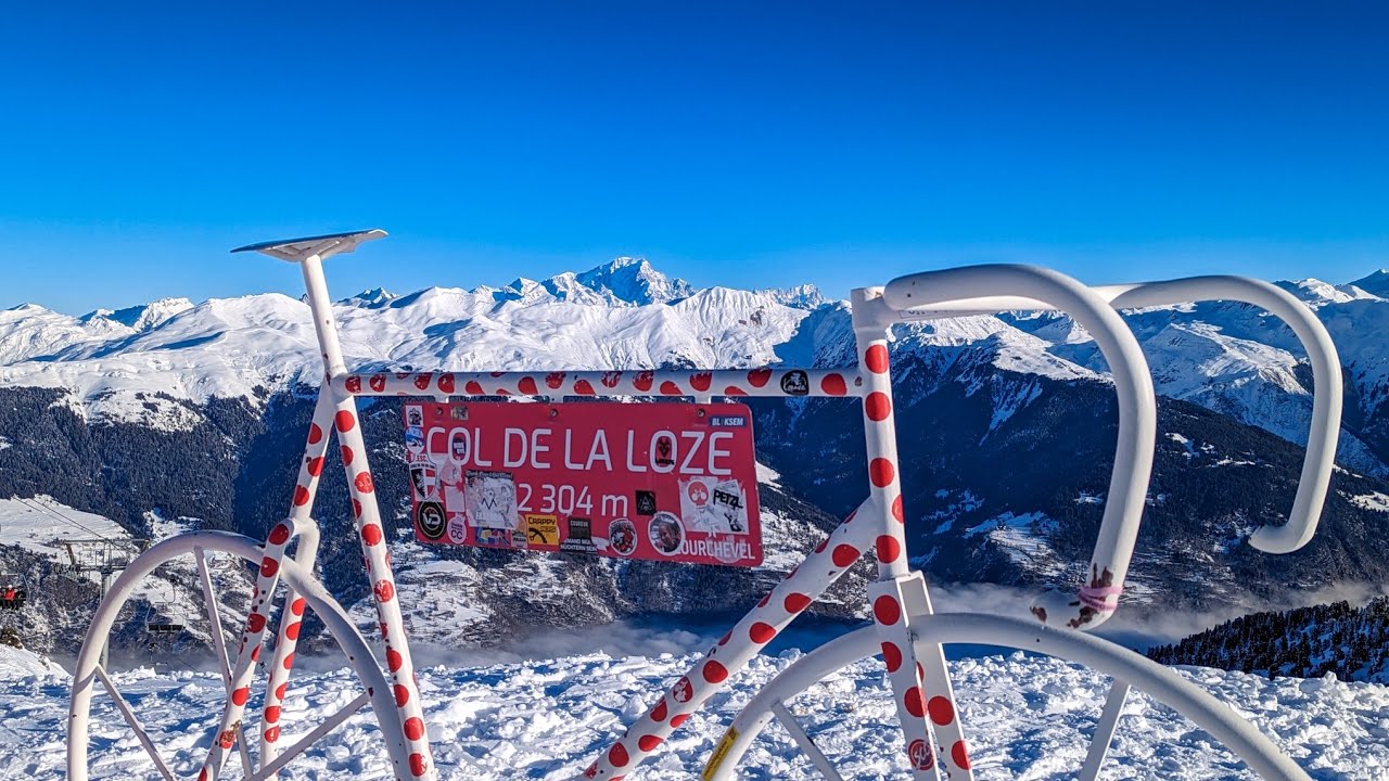 Skiing at La Tania, Courchevel - Jan 2024