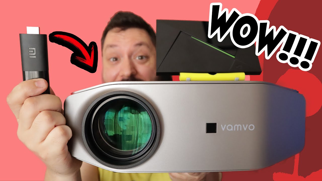 PERFECCIÓN ABSOLUTA!!! Proyector 1080p + Android TV Box ► Vamvo