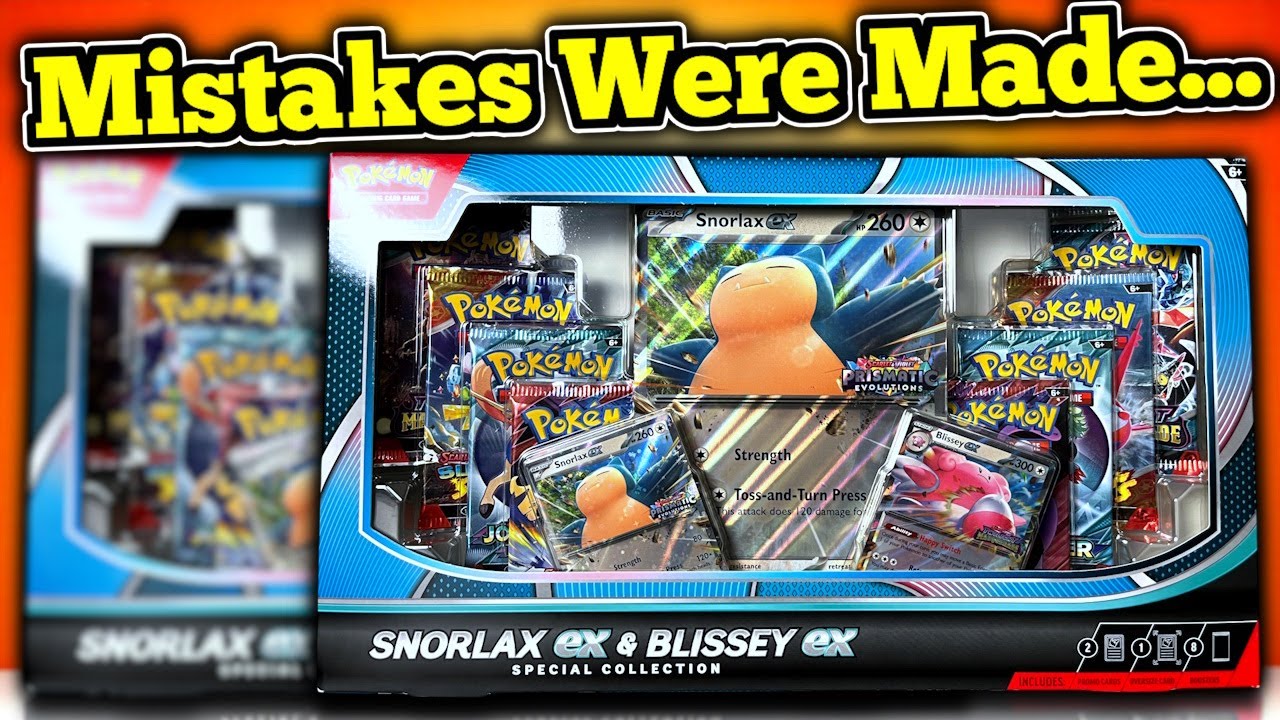 Упс! Две коробки Snorlax & Blissey EX!