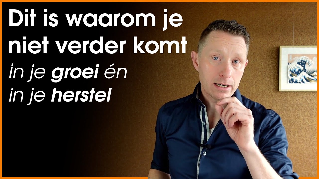 Waarom je niet verder komt in je herstel en in je groei... (je doet teveel je best)