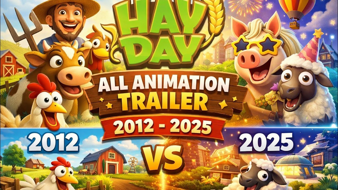 Hay Day: All Animation Trailer (2012 - 2025)