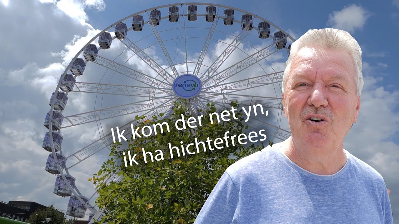 Straatpraat bij reuzenrad Drachten