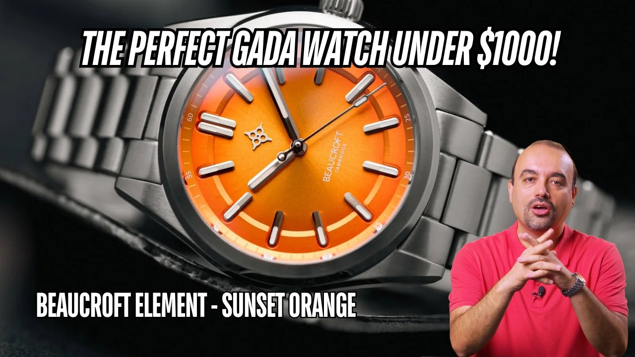 Is This the Perfect GADA Watch Under $1000? Reviewing Beaucroft Element Sunset Orange