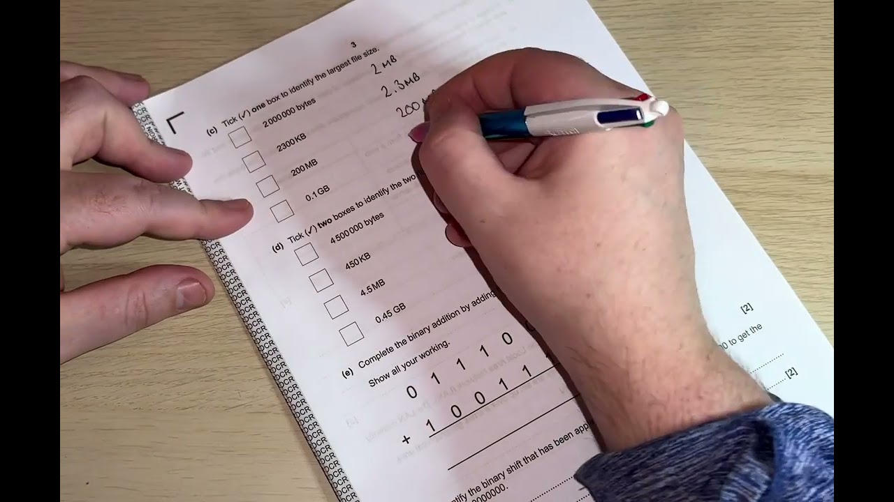 2023 OCR GCSE Computer Science J277 paper one ‘Computer Systems’ walkthrough ✏️ *Grade 9