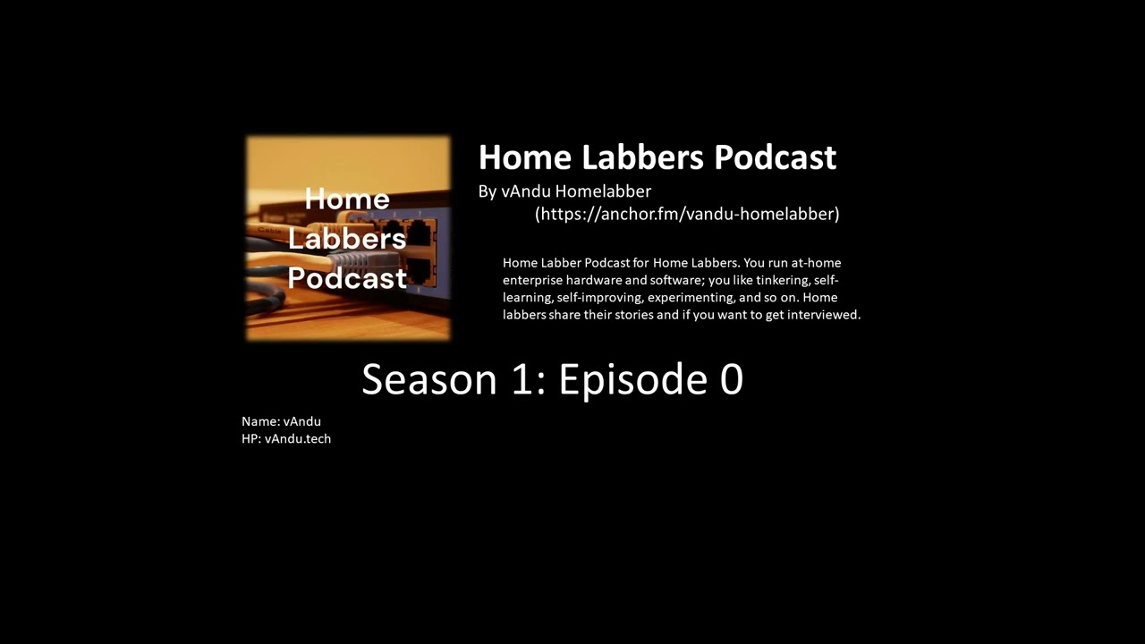 Home Labbers Podcast: Ep.  00. Greetings Home Labbers
