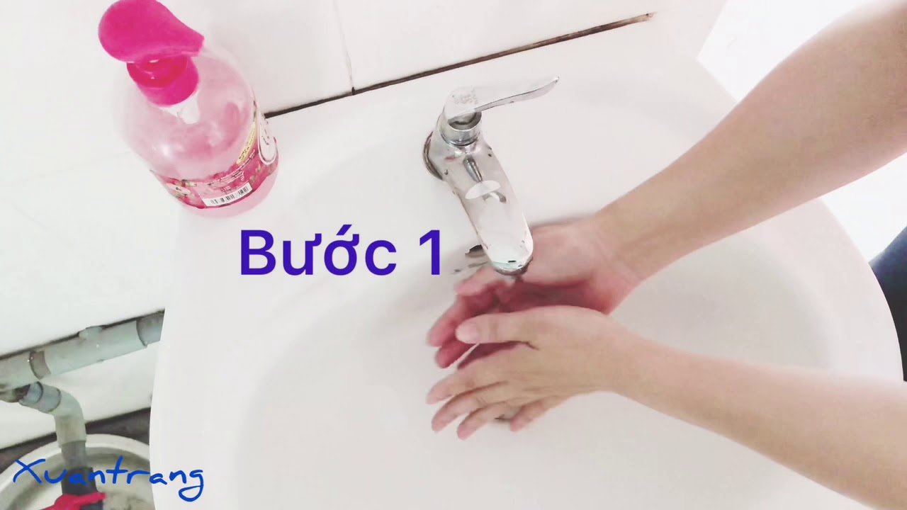Giúp các bé mầm non ôn luyện 6 bước rửa tay đúng cách theo tiêu chuẩn bộ y tế | How to wash my hands
