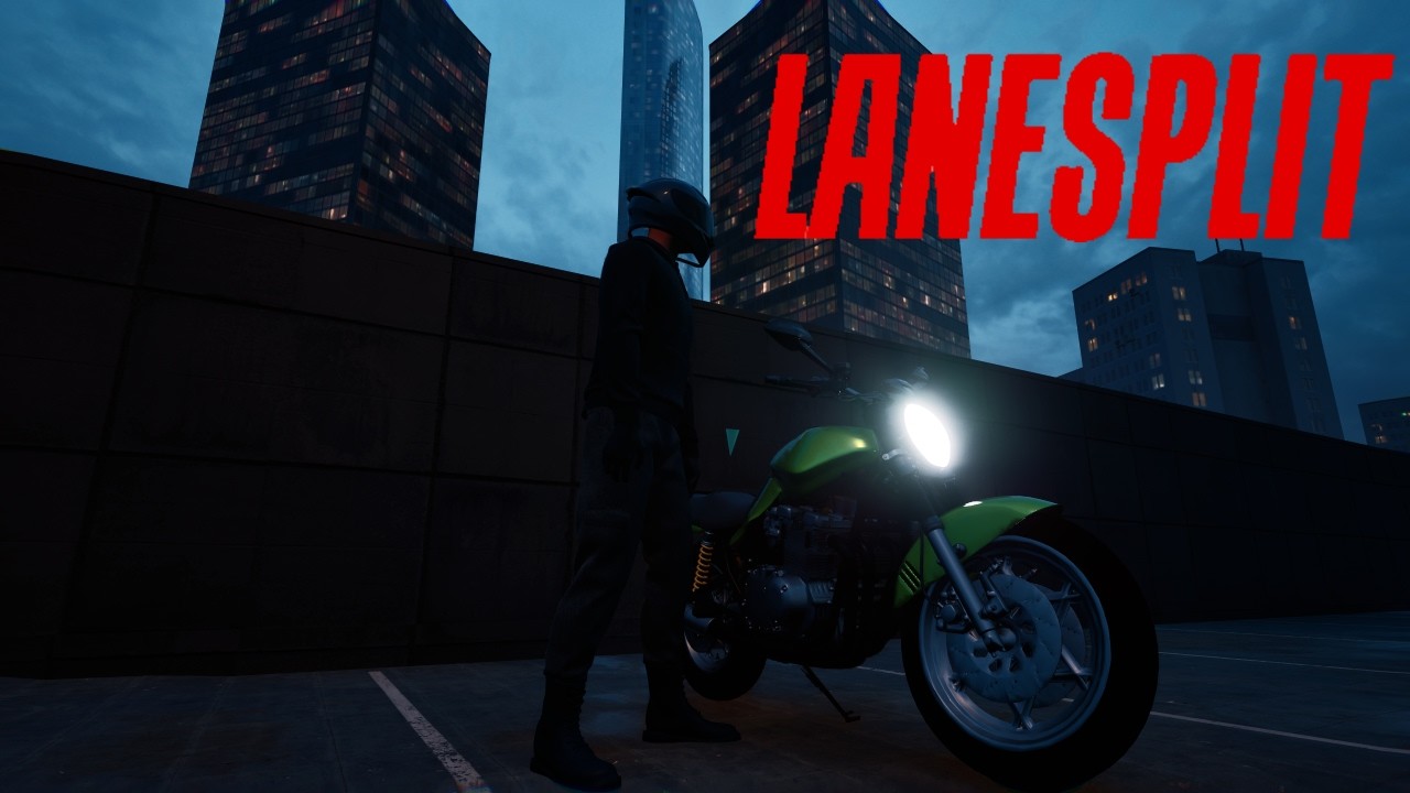 Очень безрассудная игра про езду на мотоцикле - LANESPLIT